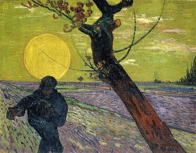20.12.23 Leopold Museum Vienna, Van Gogh, Seminatore al tramonto - Copia